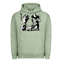 Pigment Oil Green monokuma 1 Urban Hoodie - tuanDangUi