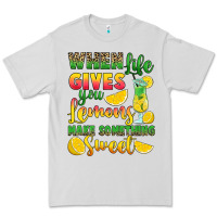 Dove Grey when life gives you lemons make something Premium Tee - RanaPortraitStore