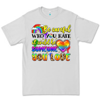 Dove Grey be careful who you hate it could be someone you Premium Tee - LillyAllenDesigns