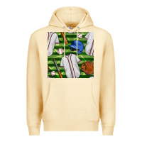 Pina Colada baseball uniform and field seamless pattern Premium Hoodie - BundleAndBundleShop