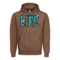 Chestnut Doctor Life Zipper Hoodie - CowhideDigitalArt
