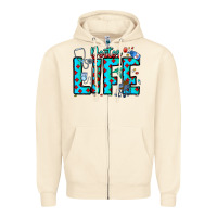 Sandshell Doctor Life Zipper Hoodie - CowhideDigitalArt