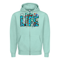 Seafoam Doctor Life Zipper Hoodie - CowhideDigitalArt