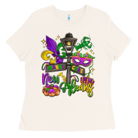 Bone new orleans mardi gras Ladies Tee - LillyAllenDesigns