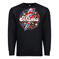 Black Western Mama Patriotic Premium Sweatshirt - LillyAllenDesigns