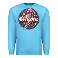 Ocean Blue Western Mama Patriotic Premium Sweatshirt - LillyAllenDesigns