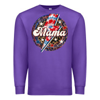 Purple Western Mama Patriotic Premium Sweatshirt - LillyAllenDesigns