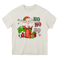 Cream ho ho ho gnome santa coffee cup Heavy Core Tee - MaliasSmallBusiness