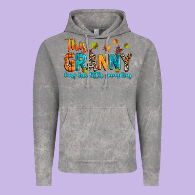 Customized This Granny Loves Her Little Pumpkins Vintage Hoodie Designed By Texasbilliewilder