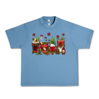 Pebble Blue Christmas coffee cups Urban Heavy Tee - texasbilliewilder