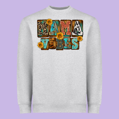 Western Mama Vibes Mother's Day Heavyweight Sweatshirt Designed By Fadigitalartstudio