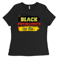 Black it's the black excellence for me Ladies Tee - LillyAllenDesigns