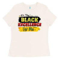 Bone it's the black excellence for me Ladies Tee - LillyAllenDesigns