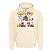 Sandshell little miss mardi gras Zipper Hoodie - LillyAllenDesigns