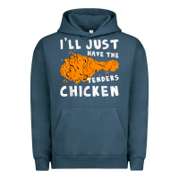 Pigment Midnight Navy i'll just have the tenders chicken fried chicken t shirt Urban Hoodie - tuanDangUi
