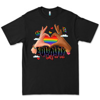 Black equality hurts no one lgbtq hands Premium Tee - LillyAllenDesigns