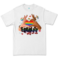 White equality hurts no one lgbtq hands Premium Tee - LillyAllenDesigns