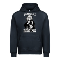 Navy Limited Edition Grandma Addams (Frump)- Normal Is Boring Urban Hoodie - tuanDangUi