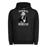 Pigment Black Limited Edition Grandma Addams (Frump)- Normal Is Boring Urban Hoodie - tuanDangUi