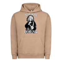 Pigment Burro Limited Edition Grandma Addams (Frump)- Normal Is Boring Urban Hoodie - tuanDangUi