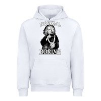 White Limited Edition Grandma Addams (Frump)- Normal Is Boring Urban Hoodie - tuanDangUi
