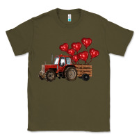 Army Green farm tractor Classic Tee - RanaPortraitStore