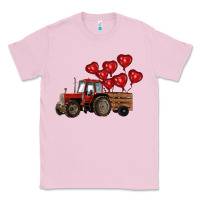 Bubblegum Pink farm tractor Classic Tee - RanaPortraitStore