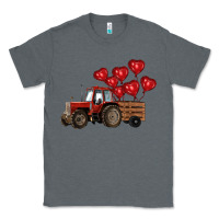 Charcoal Heather farm tractor Classic Tee - RanaPortraitStore