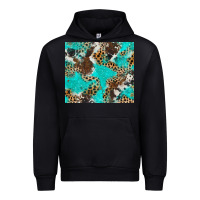 Black cheetah cowhide tumbler Urban Hoodie - BarkalooDesign