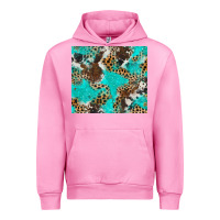 Fuchsia Pink cheetah cowhide tumbler Urban Hoodie - BarkalooDesign