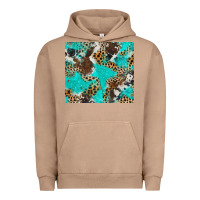 Pigment Burro cheetah cowhide tumbler Urban Hoodie - BarkalooDesign