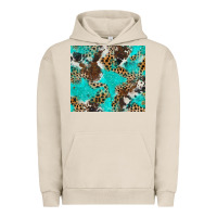 Pigment French Oak cheetah cowhide tumbler Urban Hoodie - BarkalooDesign