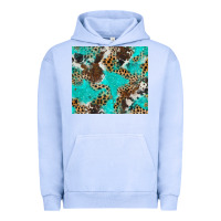 Pigment Grape Ice cheetah cowhide tumbler Urban Hoodie - BarkalooDesign