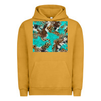 Pigment Peanut Butter cheetah cowhide tumbler Urban Hoodie - BarkalooDesign