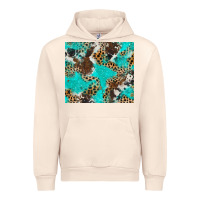 Sandshell cheetah cowhide tumbler Urban Hoodie - BarkalooDesign