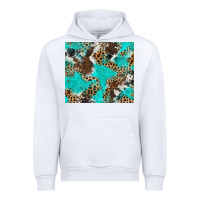 White cheetah cowhide tumbler Urban Hoodie - BarkalooDesign