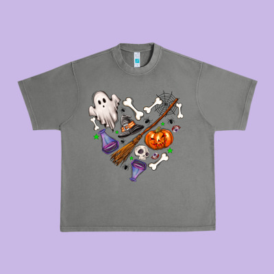 Love Halloween Urban Heavy Tee Designed By Nancycooperartshop