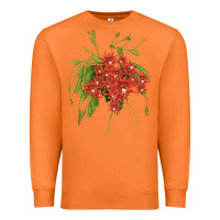 Carrot Red Orchid Cactus Premium Sweatshirt - LillyAllenDesigns