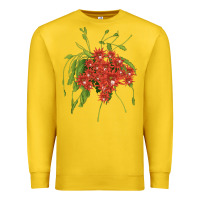 Lemon Red Orchid Cactus Premium Sweatshirt - LillyAllenDesigns