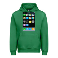 Emerald cell phone smartphone mobile app halloween costume Urban Hoodie - tuanDangUi