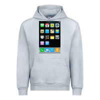 Heather Grey cell phone smartphone mobile app halloween costume Urban Hoodie - tuanDangUi