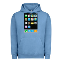 Pigment Pebble Blue cell phone smartphone mobile app halloween costume Urban Hoodie - tuanDangUi