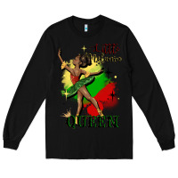 Black little melanin queen Long Sleeve Tee - CowGirlArtShop