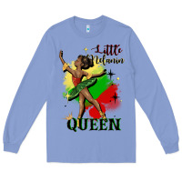 Colony Blue little melanin queen Long Sleeve Tee - CowGirlArtShop