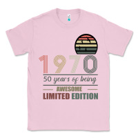 Bubblegum Pink Vintage 1970 Limited Edition 50 Years Of Being Awe Classic Tee - Bettercallsaul