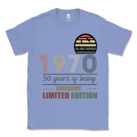 Colony Blue Vintage 1970 Limited Edition 50 Years Of Being Awe Classic Tee - Bettercallsaul