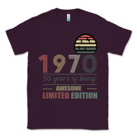 Plum Vintage 1970 Limited Edition 50 Years Of Being Awe Classic Tee - Bettercallsaul