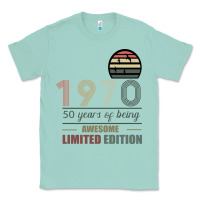 Seafoam Vintage 1970 Limited Edition 50 Years Of Being Awe Classic Tee - Bettercallsaul