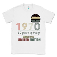 White Vintage 1970 Limited Edition 50 Years Of Being Awe Classic Tee - Bettercallsaul