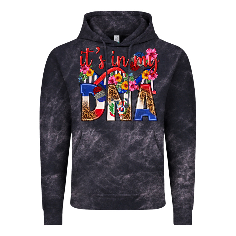Its In My Dna Dominican Republic Vintage Hoodie by texasbilliewilder | Teevron